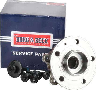 Borg & Beck BWK1615 - Комплект підшипника маточини колеса autozip.com.ua