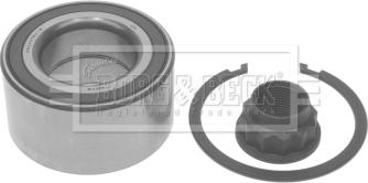 Borg & Beck BWK1016 - Комплект підшипника маточини колеса autozip.com.ua