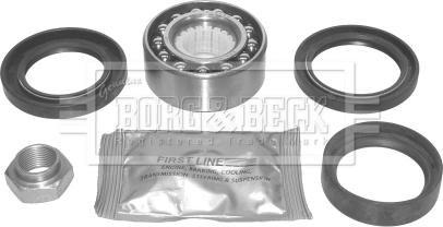 Borg & Beck BWK108 - Комплект підшипника маточини колеса autozip.com.ua