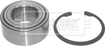 Borg & Beck BWK1027 - Комплект підшипника маточини колеса autozip.com.ua
