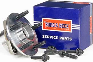 Borg & Beck BWK1165 - Комплект підшипника маточини колеса autozip.com.ua