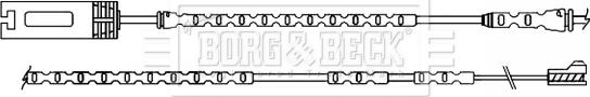 Borg & Beck BWL3136 - Сигналізатор, знос гальмівних колодок autozip.com.ua