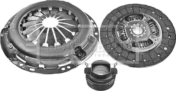 Borg & Beck HK6386 - Комплект зчеплення autozip.com.ua