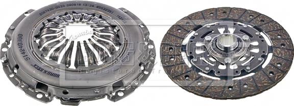 Borg & Beck HK2643 - Комплект зчеплення autozip.com.ua