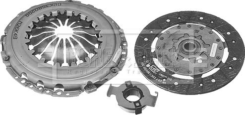 Borg & Beck HK2675 - Комплект зчеплення autozip.com.ua