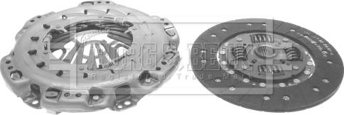 Borg & Beck HK2296 - Комплект зчеплення autozip.com.ua