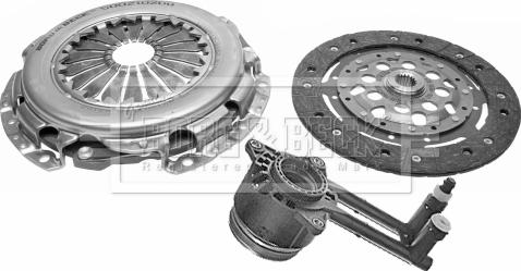 Borg & Beck HKT1063 - Комплект зчеплення autozip.com.ua