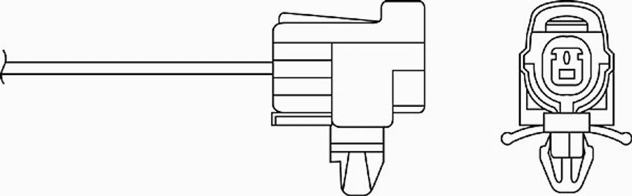 BorgWarner (BERU) 0824010096 - Лямбда-зонд, датчик кисню autozip.com.ua