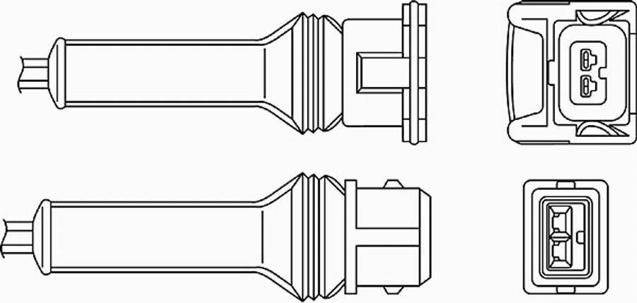 BorgWarner (BERU) 0 824 010 060 - Лямбда-зонд, датчик кисню autozip.com.ua