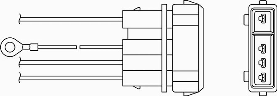 BorgWarner (BERU) 0 824 010 009 - Лямбда-зонд, датчик кисню autozip.com.ua