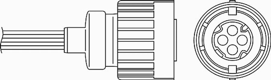 BorgWarner (BERU) 0 824 010 003 - Лямбда-зонд, датчик кисню autozip.com.ua