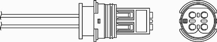 BorgWarner (BERU) 0 824 010 022 - Лямбда-зонд, датчик кисню autozip.com.ua