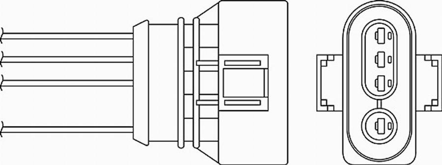 BorgWarner (BERU) 0 824 010 076 - Лямбда-зонд, датчик кисню autozip.com.ua