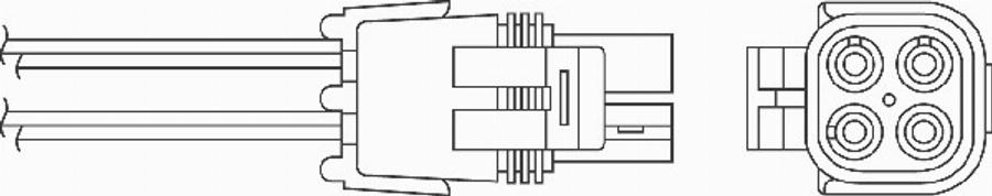 BorgWarner (BERU) 0 824 010 195 - Лямбда-зонд, датчик кисню autozip.com.ua