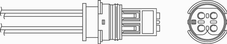 BorgWarner (BERU) 0 824 010 158 - Лямбда-зонд, датчик кисню autozip.com.ua