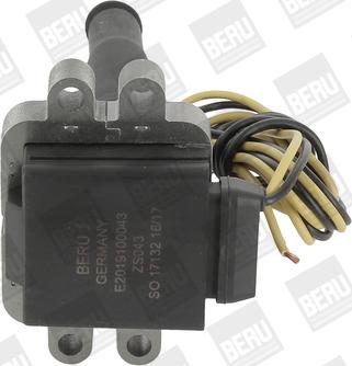 BorgWarner (BERU) ZS043 - Котушка запалювання autozip.com.ua