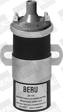 BorgWarner (BERU) ZS115 - Котушка запалювання autozip.com.ua