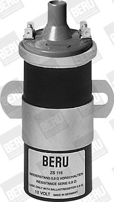 BorgWarner (BERU) ZS115 - Котушка запалювання autozip.com.ua