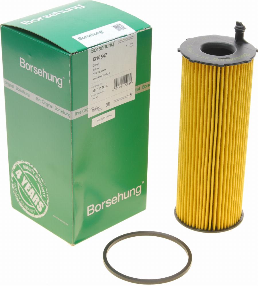 Borsehung B10547 - Масляний фільтр autozip.com.ua