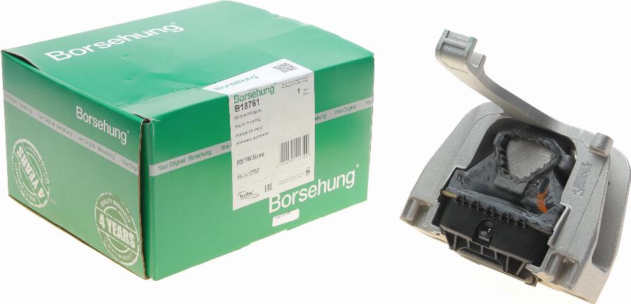 Borsehung B18761 - Подушка, підвіска двигуна autozip.com.ua