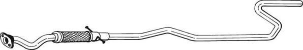 Bosal 965-123 - Труба вихлопного газу autozip.com.ua