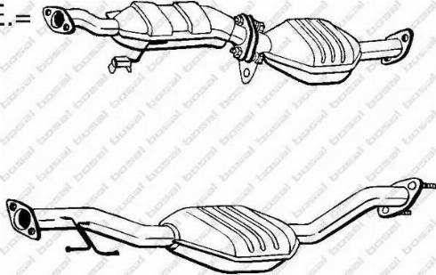 Bosal 099-222 - Каталізатор autozip.com.ua