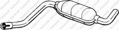 Bosal 148-259 - Середній глушник вихлопних газів autozip.com.ua