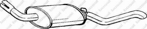 Bosal 154-761 - Глушник вихлопних газів кінцевий autozip.com.ua