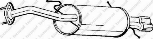 Bosal 171-573 - Глушник вихлопних газів кінцевий autozip.com.ua