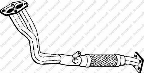 Bosal 802-431 - Труба вихлопного газу autozip.com.ua