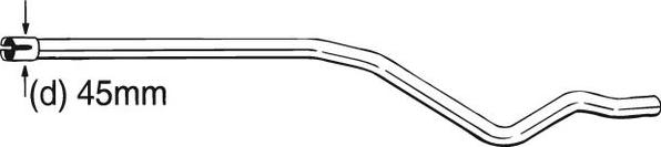 Bosal 889-461 - Ремонтна трубка, каталізатор autozip.com.ua