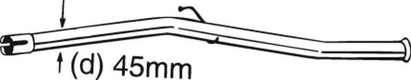 Bosal 889-165 - Ремонтна трубка, каталізатор autozip.com.ua