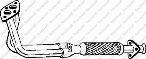 Bosal 835-025 - Труба вихлопного газу autozip.com.ua