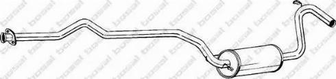 Bosal 290-877 - Середній глушник вихлопних газів autozip.com.ua