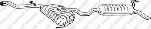 Bosal 286-239 - Глушник вихлопних газів кінцевий autozip.com.ua
