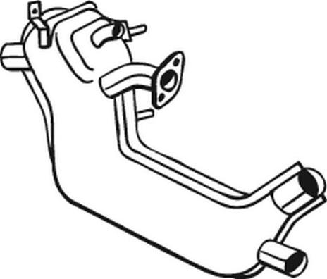Bosal 233-001 - Предглушітель вихлопних газів autozip.com.ua
