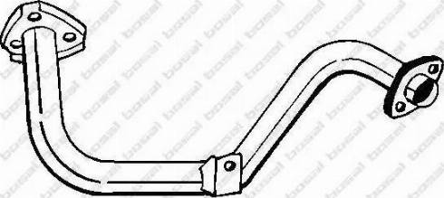 Bosal 792-651 - Труба вихлопного газу autozip.com.ua