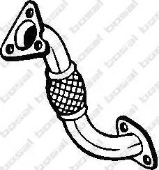 Bosal 713-067 - Труба вихлопного газу autozip.com.ua