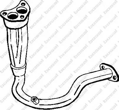 Bosal 782-207 - Труба вихлопного газу autozip.com.ua