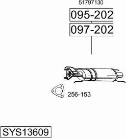 Bosal SYS13609 - Система випуску ОГ autozip.com.ua