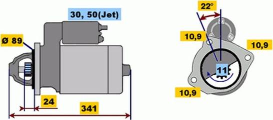 BOSCH 9 000 143 410 - Стартер autozip.com.ua