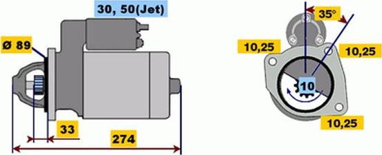 BOSCH 9 000 331 427 - Стартер autozip.com.ua