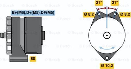 BOSCH 9 120 080 146 - Генератор autozip.com.ua