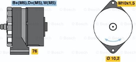 BOSCH 9 120 080 137 - Генератор autozip.com.ua