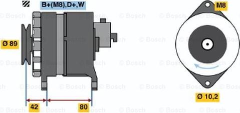 BOSCH 9 120 144 609 - Генератор autozip.com.ua