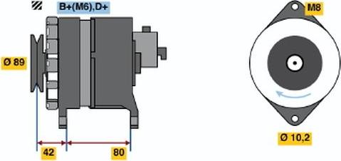 BOSCH 9120144601 - Генератор autozip.com.ua