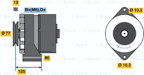 BOSCH 9 120 144 101 - Генератор autozip.com.ua