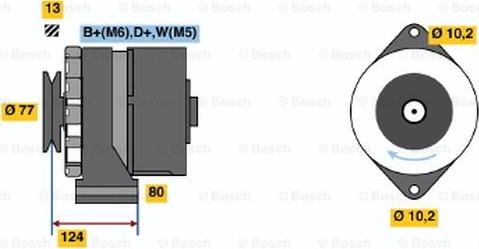 BOSCH 9 120 144 122 - Генератор autozip.com.ua