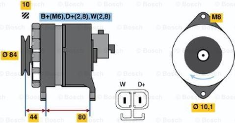 BOSCH 9 120 334 641 - Генератор autozip.com.ua