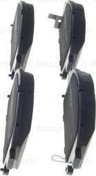 BOSCH 0 986 494 928 - Гальмівні колодки, дискові гальма autozip.com.ua